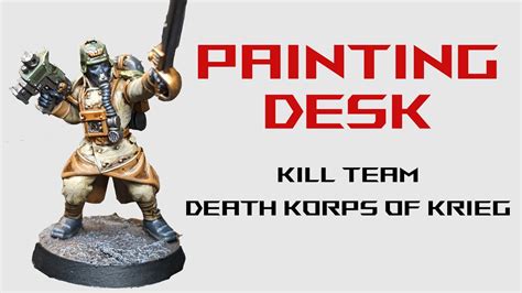 Painting Death Korps Of Krieg Kill Team Alternate Color Scheme - YouTube