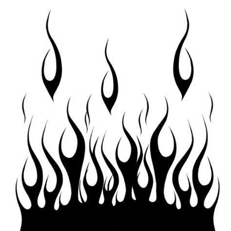 Image result for fire stencil | Flame tattoos, Drawing flames, Fire tattoo