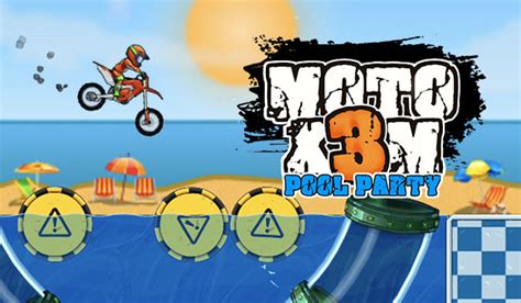 Moto X3M Pool Party - Play it Online at Coolmath Games