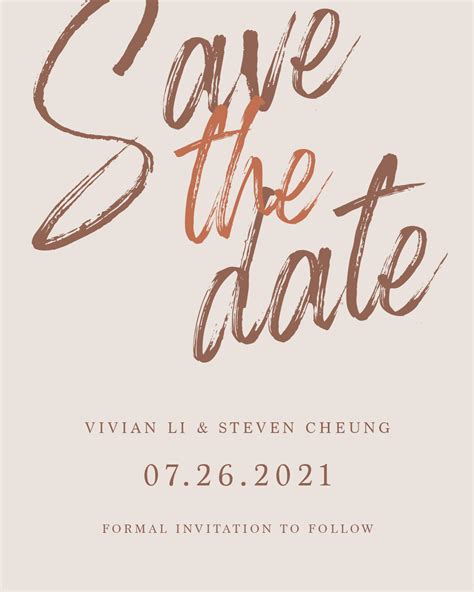 Save The Date Printable