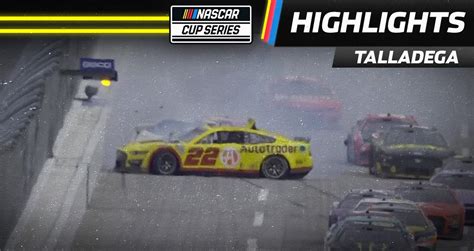 Joey Logano, Corey LaJoie wreck in the closing laps at Talladega