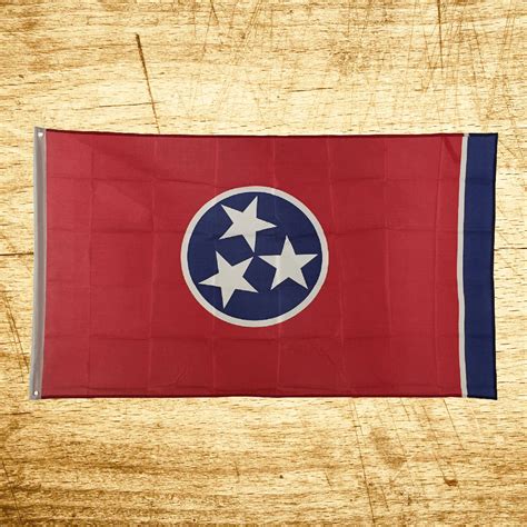 New 3x5 USA Tennessee State 3 Stars TN Flag Indoor Outdoor Polyester ...