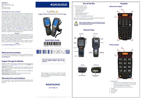 DATALOGIC FALCON X4 QUICK START MANUAL Pdf Download | ManualsLib