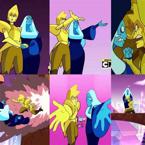 Blue and Yellow Diamonds | Blue diamond steven universe, Steven universe diamond, Steven ...