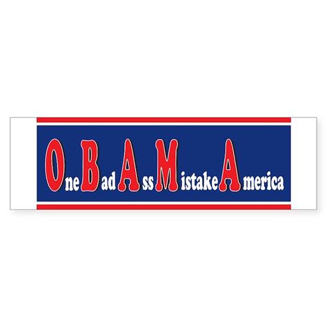 Political Bumper Stickers Sticker (Bumper) by citytease