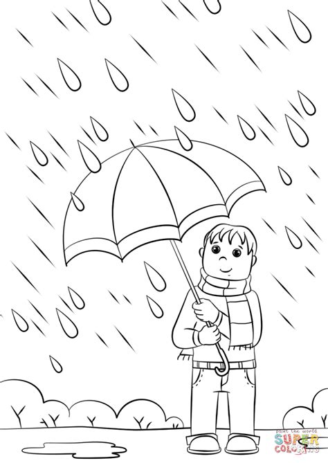 Rainy Day coloring page | Free Printable Coloring Pages