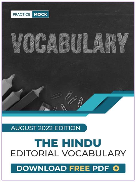 Hindu Vocabulary Aug 2022 | PDF | Vocabulary | Phobia