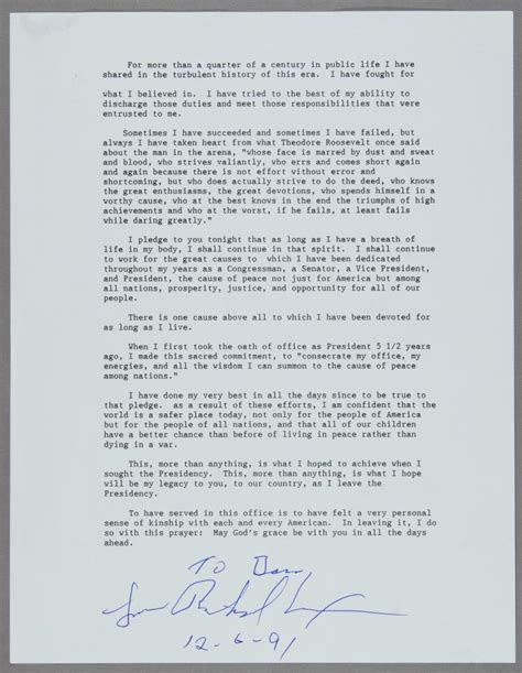 Lot - RICHARD NIXON SIGNED RESIGNATION SPEECH