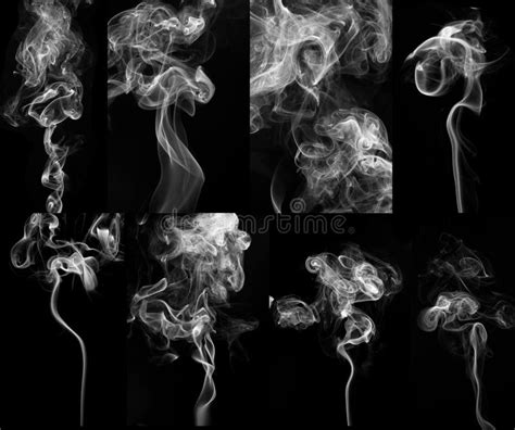 Cigarette smoke set . stock image. Image of toxic, mixing - 20733295