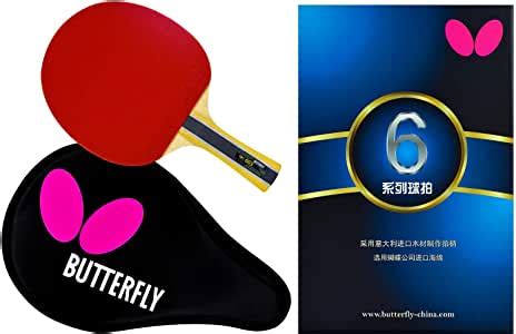 Butterfly 603 Table Tennis Racket Set - 1 Ping Pong Paddle – 1 Ping Pong Paddle Case - Gift Box ...