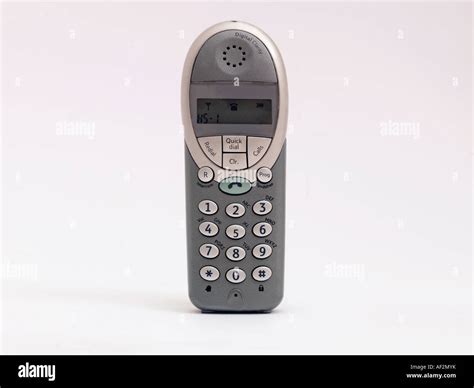 Cordless Phone with Green Call Button Stock Photo - Alamy