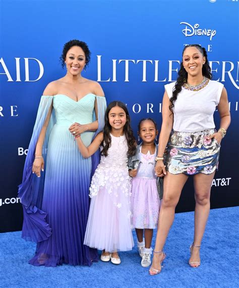 Tia And Tamera Mowry Take Daughters To Little Mermaid Premiere