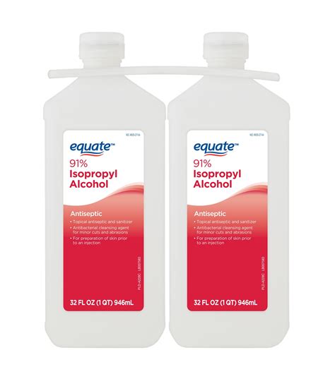 (2 Pack) Equate 32 oz 91% Isopropyl Alcohol -- FREE SHIPPING | eBay