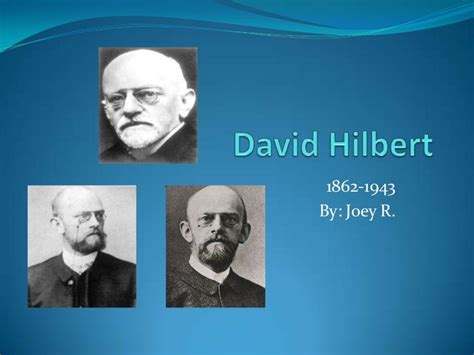 David Hilbert