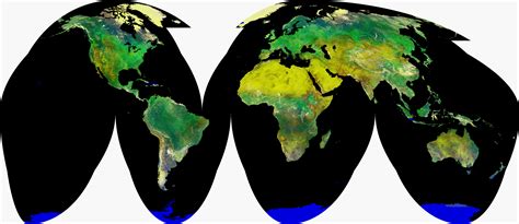 Map projected image of Earth (AVHRR)