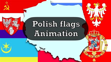 Historical Polish flags animation - YouTube