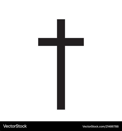 Christian cross Royalty Free Vector Image - VectorStock