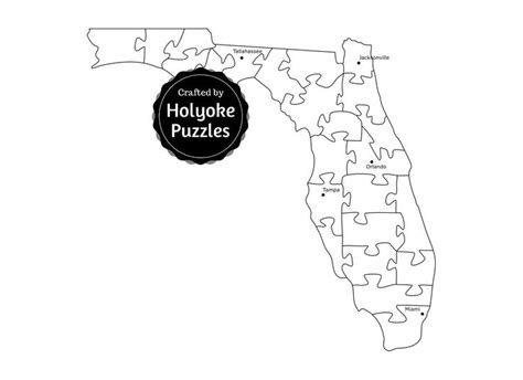 a black and white map of the state of holgore puzzles on a white background