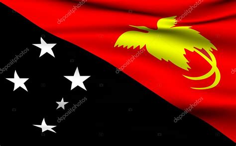 Papua New Guinean flag — Stock Photo © Anton_Sokolov #1471349