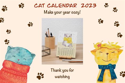 2023 Cat Calendar on Behance