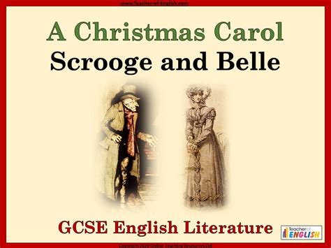 A Christmas Carol - Scrooge and Belle | Teaching Resources