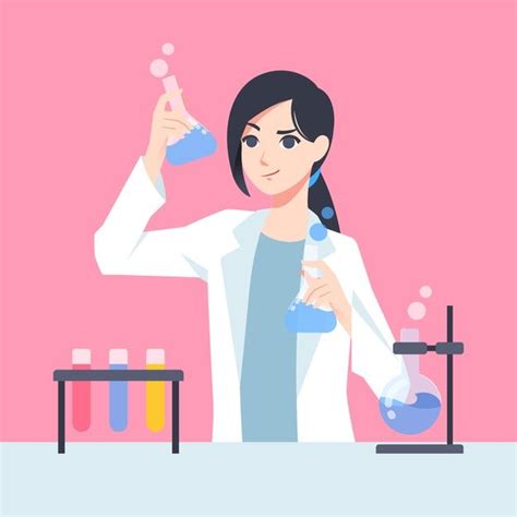 Free Vector | Female scientist | Women scientists, Science images, Medical laboratory science