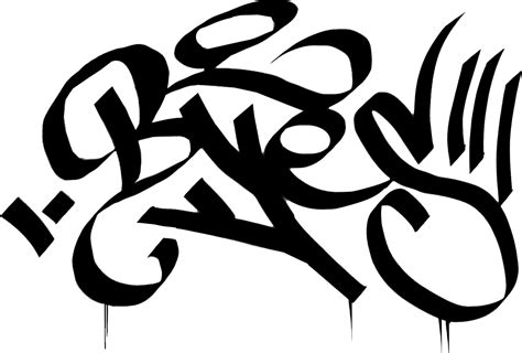 Graffiti Black And White Words