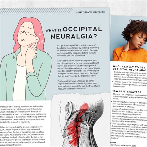 how to deal with occipital neuralgia - Charis Tamayo