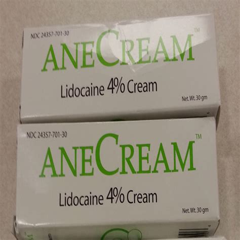 Anecream 4% Topical Anesthetic Cream 30 Gm.Authorized vendor