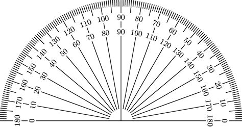 Free Printable Protractor 1 3 Pdf With Ruler - Printable Ruler Actual Size