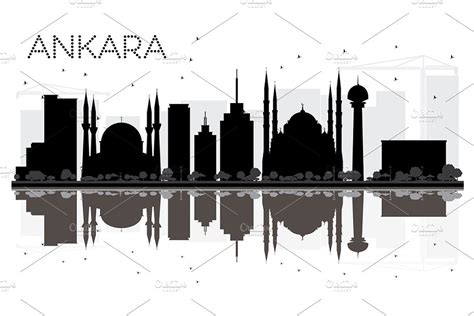 Ankara Skyline | Pre-Designed Illustrator Graphics ~ Creative Market