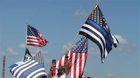 Thin Blue Line Flags Stir Controversy In Mass. Coastal Community : NPR