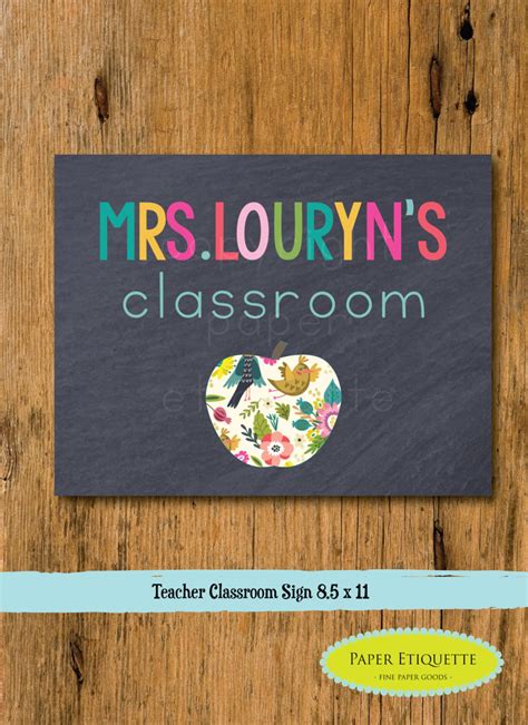 Classroom Chalkboard Sign Teacher Classroom Decor teacher | Etsy