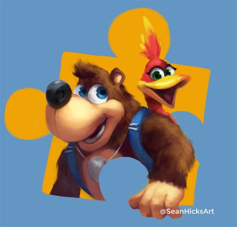 ArtStation - Banjo-Kazooie (Fan Art)