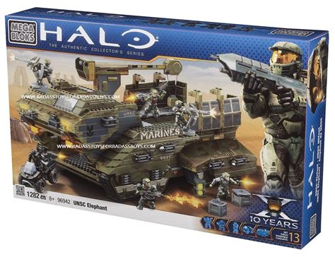 Halo Mega Bloks UNSC Elephant | Halo lego sets, Mega bloks, Halo mega bloks