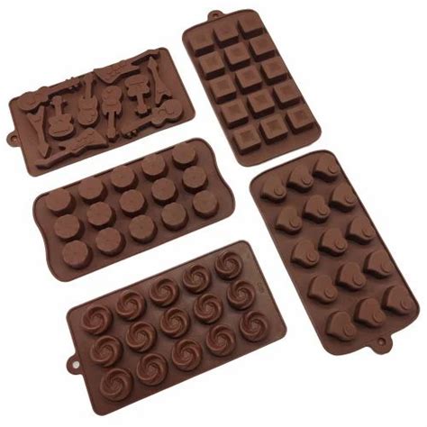 Brown Silicone Chocolate Moulds at Rs 55/piece in Bengaluru | ID ...