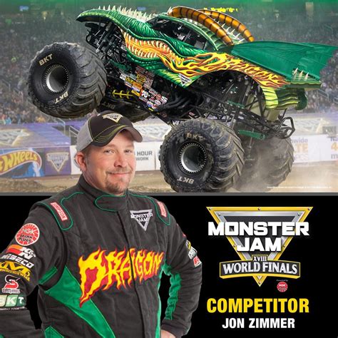 Monster Jam Driver Jon Zimmer(Grave Digger) - The Grueling Truth Monster Jam, Monster Trucks ...