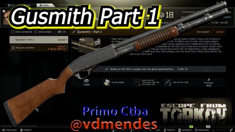 Gunsmith Part 1 Task Tarkov Mechanic Guide 02/2023 - YouTube