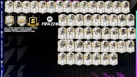 FIFA 22 93+ Icon Moments Player Pick SBC – Which players can I get ...