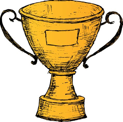 Trophy Drawing Vector (EPS, SVG, PNG Transparent) | OnlyGFX.com