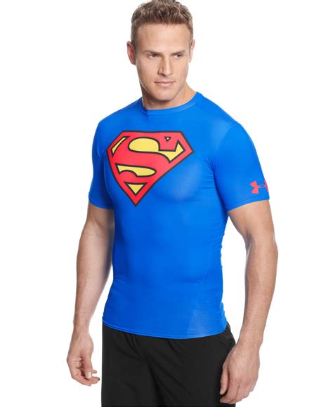 Under Armour Under Armor Ae Superman Compression T-shirt in Blue for ...