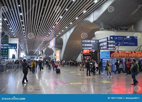 Guangzhou South Railway Station Editorial Photo - Image of asia ...