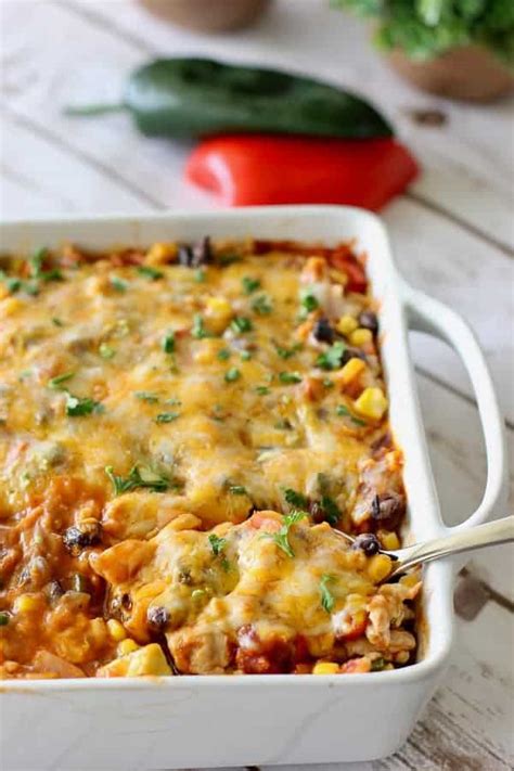 Healthy Mexican Casserole - Laughing Spatula