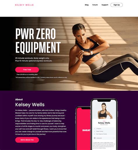 25 Fitness Landing Page Examples From Industry Experts In 2023