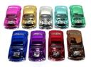 9pc AFX-tras 1949 MERCURY HOT ROD COUPE Aurora TOMY AFX Body Mount LIQUID Chrome: SlotCarCentral