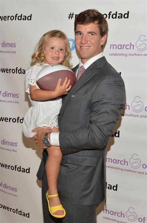 Eli and daughter | Eli manning, Football family, Peyton manning pictures