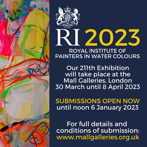 Royal Institute of Painters in Water Colours | OPEN CALL – Royal Institute of Painters in Water ...