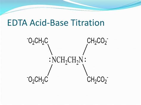 PPT - EDTA Titration of Water PowerPoint Presentation, free download - ID:2279803