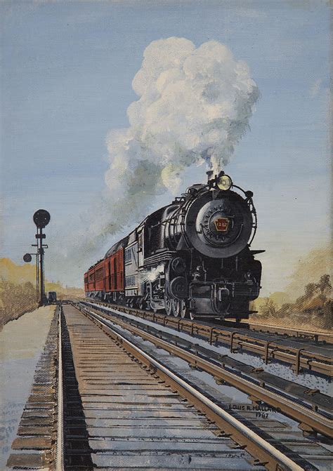 Steam Train Painting