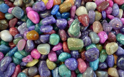 Download Pebbles Colorful Colors Nature Stone HD Wallpaper